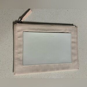 Balenciaga Paris Canvas Pouch (White & Pink)
